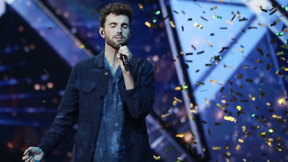 Duncan Laurence auf der ESC-Bühne. © Ilia Yefimovich Foto: Ilia Yefimovich