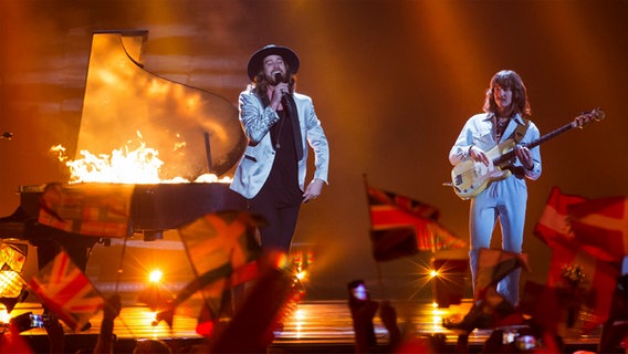 The Makemakes beim ESC in Wien. © NDR Foto: Rolf Klatt
