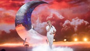 Nathan Trent auf der ESC-Bühne in Kiew. © NDR / Rolf Klatt Foto: Rolf Klatt