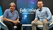 Eurovision-Kommentator Peter Urban mit NDR 2 Moderator Thomas Mohr © NDR Foto: Patricia Batlle