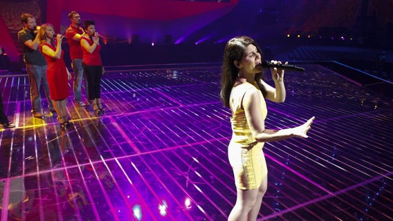 Filipa Sousa aus Portugal mit dem Song "Vida Minha". © Eurovision TV Foto: Thomas Hanses