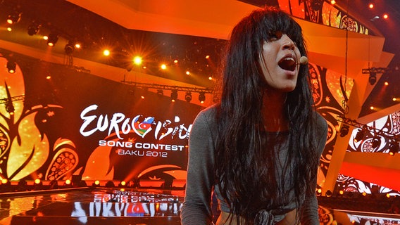Loreen für Schweden bei den ESC-Proben in Baku. © Eurovision TV Foto: Andres Putting