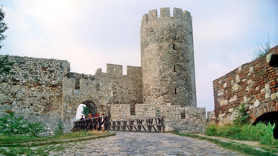 Teil der Festungs- und Parkanlage Kalemegdan von Belgrad © dpa - Bildarchiv 