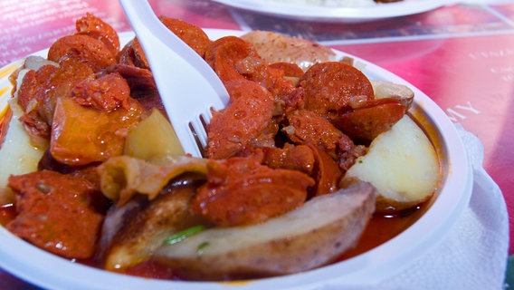 Wurstgulasch in Budapest.  