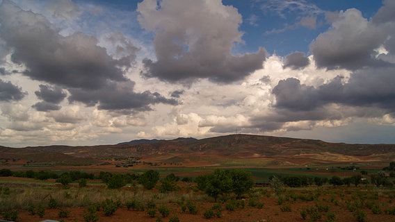 Landschaft auf dem Weg nach Corum  