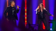 Valentina Monetta & Jimmie Wilson auf der Bühne beim 2. Halbfinale © NDR Foto: Rolf Klatt