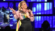 Barbara Schöneberger verkündet die Punkte bei Eurovision Song Contest 2021 © NDR Foto: Uwe Ernst