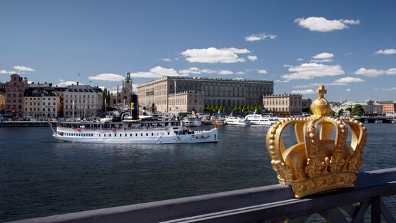 Blick auf den königlichen Palast in Stockholm © Ola Ericson/imagebank.sweden.se Foto: Ola Ericson