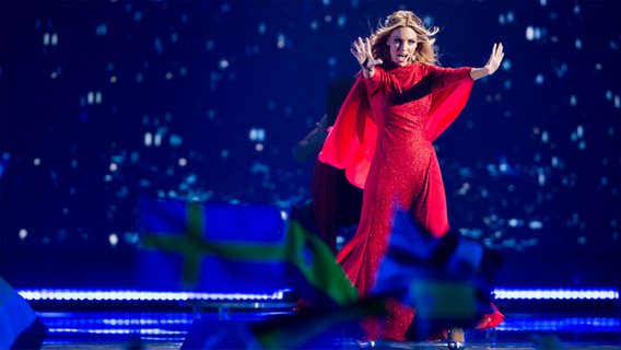 Edurne auf der ESC Bühne. © Rolf Klatt / NDR Foto:  NDR