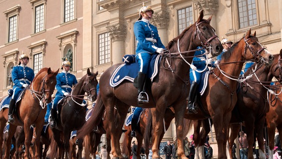 Die Garde auf Pferden in Stockholm © Visit Stockholm Foto: Staffan Eliasson