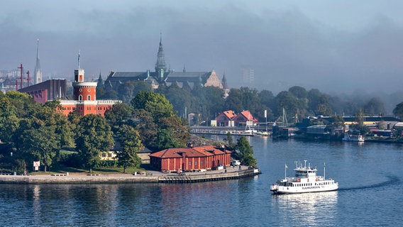 Blick auf die Insel Kastellholmen im Zentrum Stockholms © Visit Stockholm Foto: Henrik Trygg