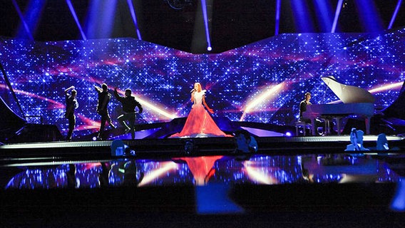 Aliona Moon aus Moldau bei den Proben für den ESC in Malmö. © EBU Foto: Thomas Hanses