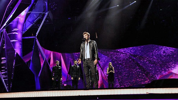 Andrius Pojavis bei den Proben für den ESC in Malmö. © EBU Foto: Thomas Hanses