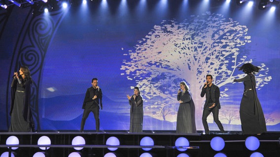 Genealogy bei der zweiten Probe beim ESC in Wien. © EBU Foto: Andres Putting