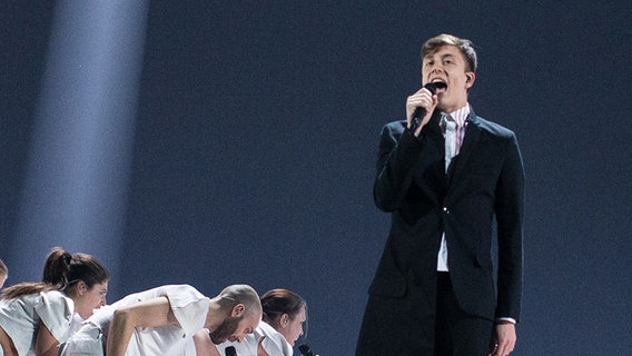 Loïc Nottet beim ESC in Wien. © NDR Foto: Rolf Klatt