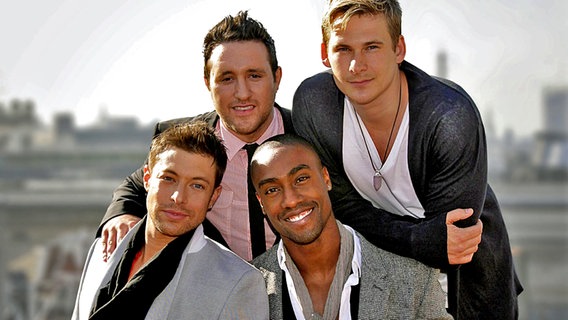 Die britische Boygroup "Blue" tritt 2011 für Großbritannien mit dem Song "I Can" an © BBC/PA 