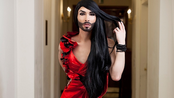 Österreichs ESC-Teilnehmerin Conchita Wurst © Saskia Etschmaier / Agentur Genie und Wahnsinn 