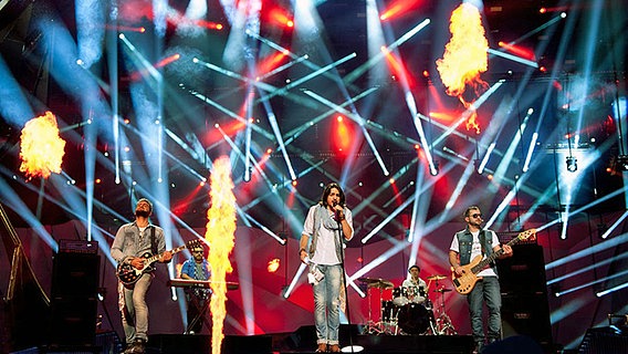 Die Dorians bei den Proben für den ESC in Malmö. © EBU Foto: Sander Hesterman
