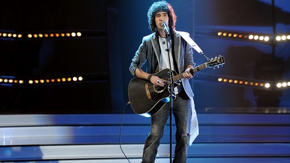 Christian Durstewitz beim ESC-Vorentscheid.  Foto: Willi Weber