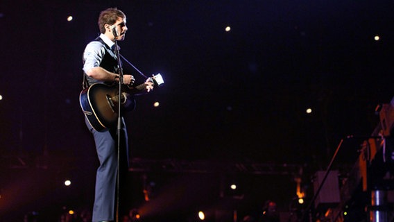 Tom Dice für Belgien im 1. Halbfinale des ESC. © NDR Foto: Rolf Klatt