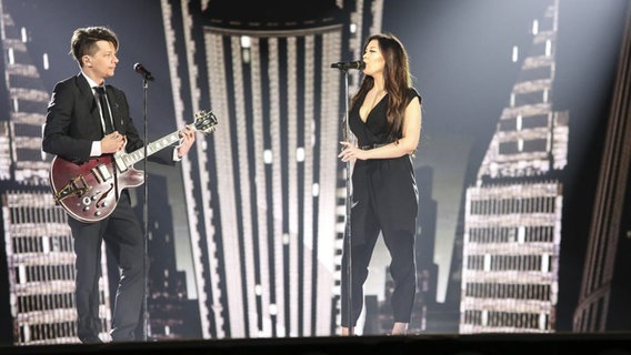 bei der zweiten Probe beim ESC in Wien. © EBU Foto: Andres Putting