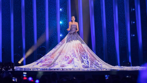 Elina Nechayeva auf der Bühne in Lissabon. © NDR Foto: Rolf Klatt