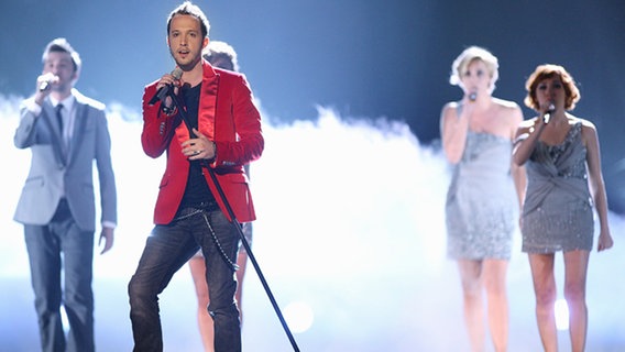 ESC-Finale 2010: Vukašin Brajić aus Bosnien-Herzegowina © NDR Foto: Rolf Klatt