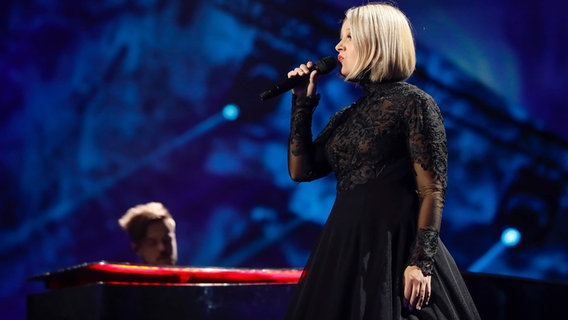 Norma John singt für Finnland "Blackbird" (Erste Probe in Kiew) © Eurovision.tv Foto: Andres Putting