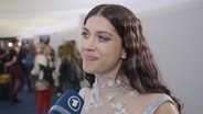 Katerine Duska aus Griechenland backstage beim ESC 2019 in Tel Aviv.  