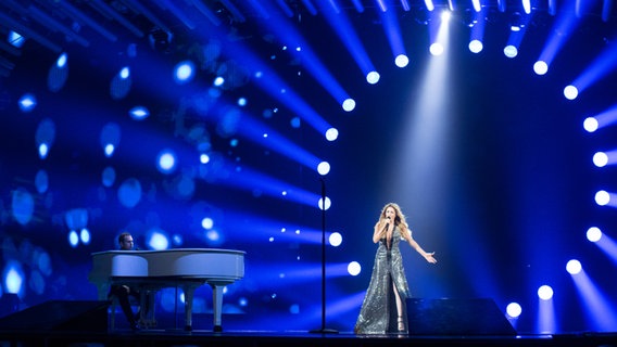 Maria Elena Kiriakou beim ESC in Wien. © NDR Foto: Rolf Klatt