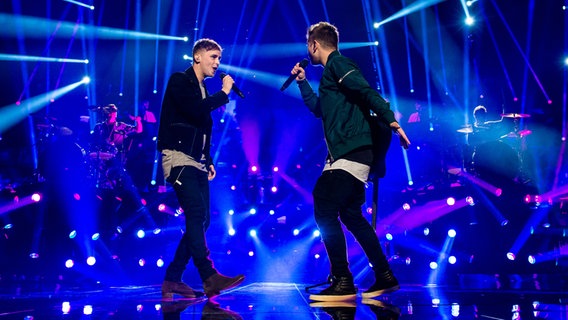 Joe & Jake bei der ersten Probe. © eurovision.tv Foto: Anna Velikova (EBU)