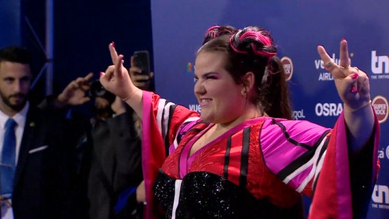 Netta aus Israel. © NDR Foto: Screenshot