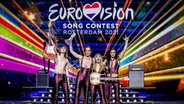 Die Gruppe Måneskin gewinnt den ESC 2021 in Rotterdam. © Picture Alliance dpa Foto: Sander Koning