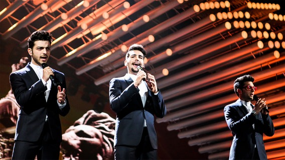 Il Volo bei der ersten Probe in Wien © EBU Foto: Elena Volotova