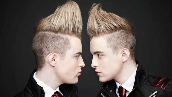 Jedward treten für Irland beim ESC 2011 an.  Foto: RTÉ