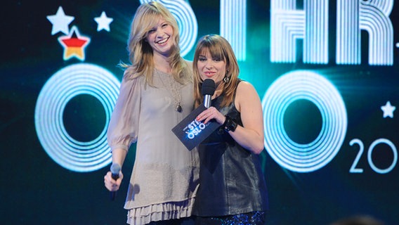 Kerstin Freking beim ESC-Vorentscheid.  Foto: Willi Weber