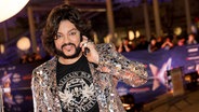 Philipp Kirkorov, Star-Komponist, auf dem roten Teppich in Tel Aviv.  Foto: Claudia Timmann