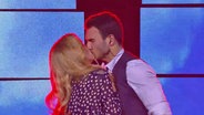 Die litauischen ESC-Teilnehmer 2015 Monika Linkytė und Vaidas Baumila © screenshot 