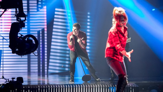 Die erste Probe für Montenegro. © eurovision.tv Foto: Andres Putting (EBU)