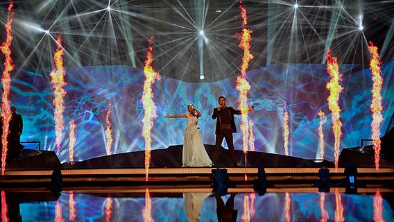 Nodi & Sophie bei den Proben für den ESC in Malmö. © EBU Foto: Sander Hesterman