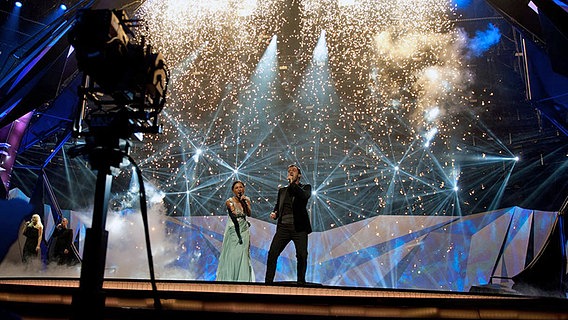 Nodi & Sophie bei den Proben für den ESC in Malmö. © EBU Foto: Sander Hesterman