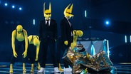 Subwoolfer mit "Give That Wolf A Banana" für Norwegen. © eurovision.tv / NRK 