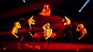 Die Gruppe "Subwoolfer" auf der ESC-Bühne in Turin. © EBU Foto: Sarah Louise Bennett