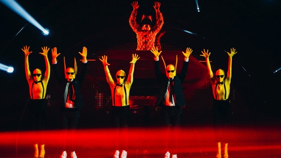 Die Gruppe "Subwoolfer" auf der ESC-Bühne in Turin. © EBU Foto: Andres Putting