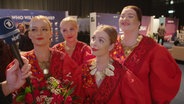 Tulia im Backstage-Bereich des ESC 2019 in Tel Aviv.  