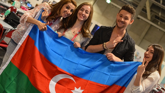 Pressekonferenz nach dem zweiten Halbfinale des Eurovision Song Contests © NDR Foto: Patricia Batlle
