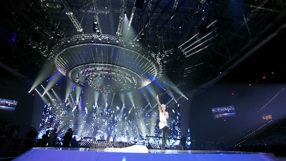 Poli Genova bei den Probem zum Eurovision Song Contest.  Foto: Rolf Klatt