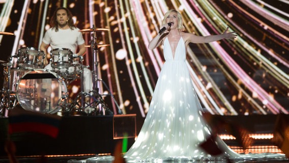 Polina Gagarina beim ESC in Wien. © NDR Foto: Rolf Klatt