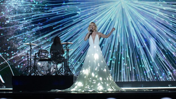 Polina Gagarina beim ESC in Wien. © NDR Foto: Rolf Klatt