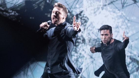 Sergey Lazarev aus Russland auf der ESC Bühne. © NDR Foto: Rolf Klatt